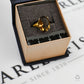 Pre-Owned 9ct Gold Oval Smokey Quartz Ring Size J