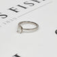 Pre-Owned Platinum Pear Cut Diamond Ring Size K
