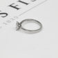 Pre-Owned Platinum Pear Cut Diamond Ring Size K