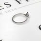 Pre-Owned Platinum Pear Cut Diamond Ring Size K