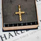 Pre-Owned 9ct Gold Citrine Cross Pendant