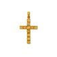 Pre-Owned 9ct Gold Citrine Cross Pendant