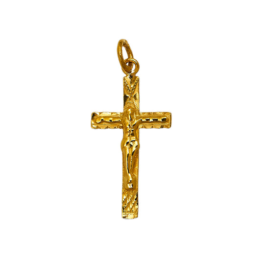 Pre-Owned 22ct Gold Crucifix Pendant