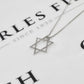 Pre-Owned 14ct White Gold & Diamond Star Of David Pendant