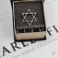 Pre-Owned 14ct White Gold & Diamond Star Of David Pendant