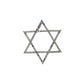 Pre-Owned 14ct White Gold & Diamond Star Of David Pendant
