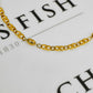 Pre-Owned 18ct Gold Double Circle & Bead Bracelet 7 Inch