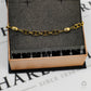 Pre-Owned 18ct Gold Double Circle & Bead Bracelet 7 Inch