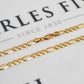 Pre-Owned 14ct Gold 4mm Figaro Chain Necklace 18 Inch