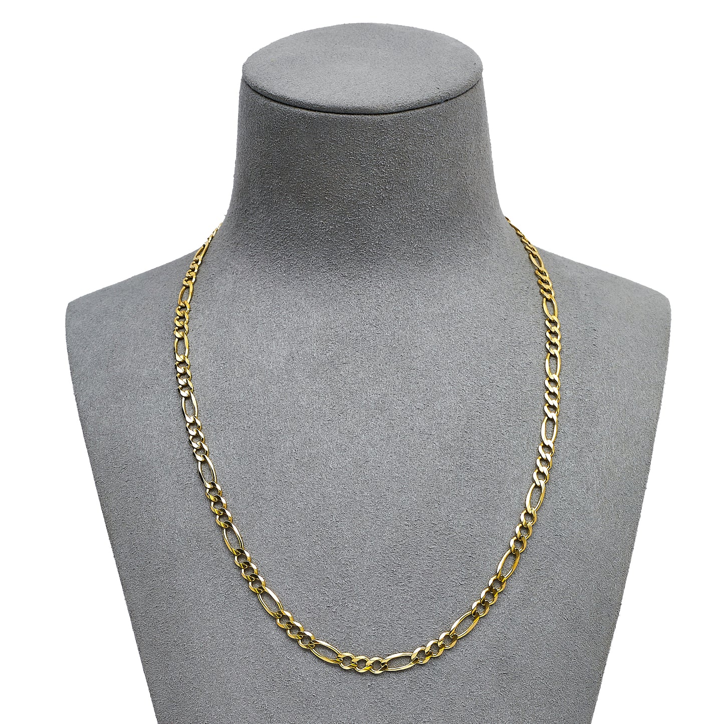 Pre-Owned 14ct Gold 4mm Figaro Chain Necklace 18 Inch