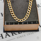 Pre-Owned 9ct Gold 2 Tone Pattern Curb Chain Necklace 24inch