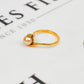 Pre-Owned 9ct Gold Cultured Pearl In Hands Ring Size N