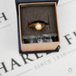 Pre-Owned 9ct Gold Cultured Pearl In Hands Ring Size N