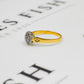 Pre-Owned 9ct Gold Diamond Cluster Ring Size Q