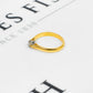 Pre-Owned 18ct Gold Diamond Solitaire Ring Size O