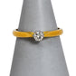 Pre-Owned 18ct Gold Diamond Solitaire Ring Size O