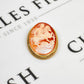 Pre-Owned 9ct Gold Oval St George Design Cameo Brooch