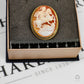 Pre-Owned 9ct Gold Oval St George Design Cameo Brooch