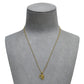 Pre-Owned 14ct Gold Heart & Leaf Pendant Necklace 16 Inch