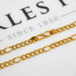 Pre-Owned 22ct Gold Figaro Chain Necklace 18 Inch