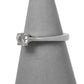 Pre-Owned 18ct White Gold Diamond Solitaire Ring Size J.5