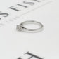 Pre-Owned 18ct White Gold Diamond Solitaire Ring Size J.5