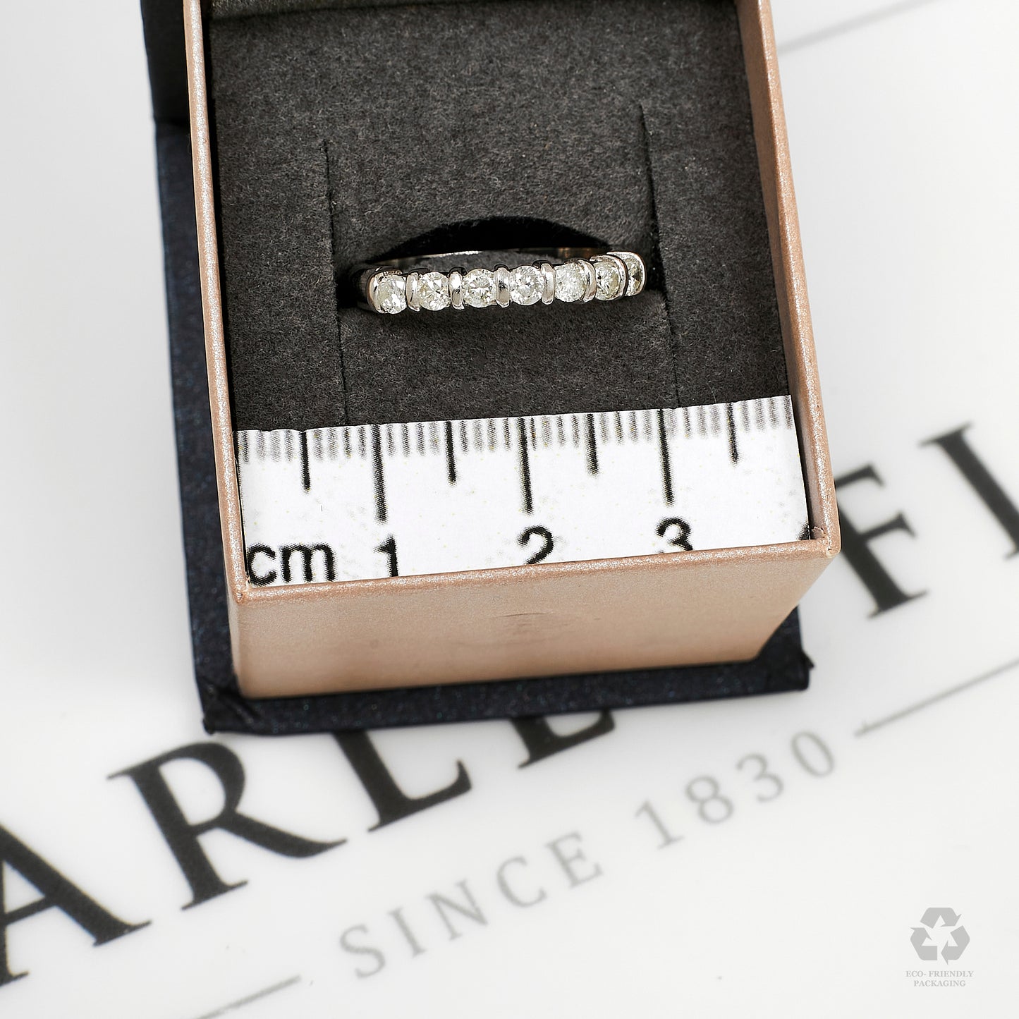 Pre-Owned Platinum & 11 Diamond Dress Ring Size L