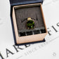 Pre-Owned 9ct Gold Rectangle Moldavite Pendant