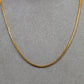 Pre-Owned 18ct Gold Square Foxtail Necklace 16 Inch