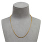 Pre-Owned 18ct Gold Square Foxtail Necklace 16 Inch