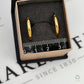 Pre-Owned 9ct Gold Creole Oval Hoop Earrings