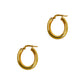 Pre-Owned 9ct Gold Creole Oval Hoop Earrings