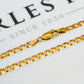 Pre-Owned 9ct Gold Curb Chain Necklace 18 Inch