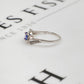 Pre-Owned 9ct White Gold & Diamond Dress Ring Size P.5