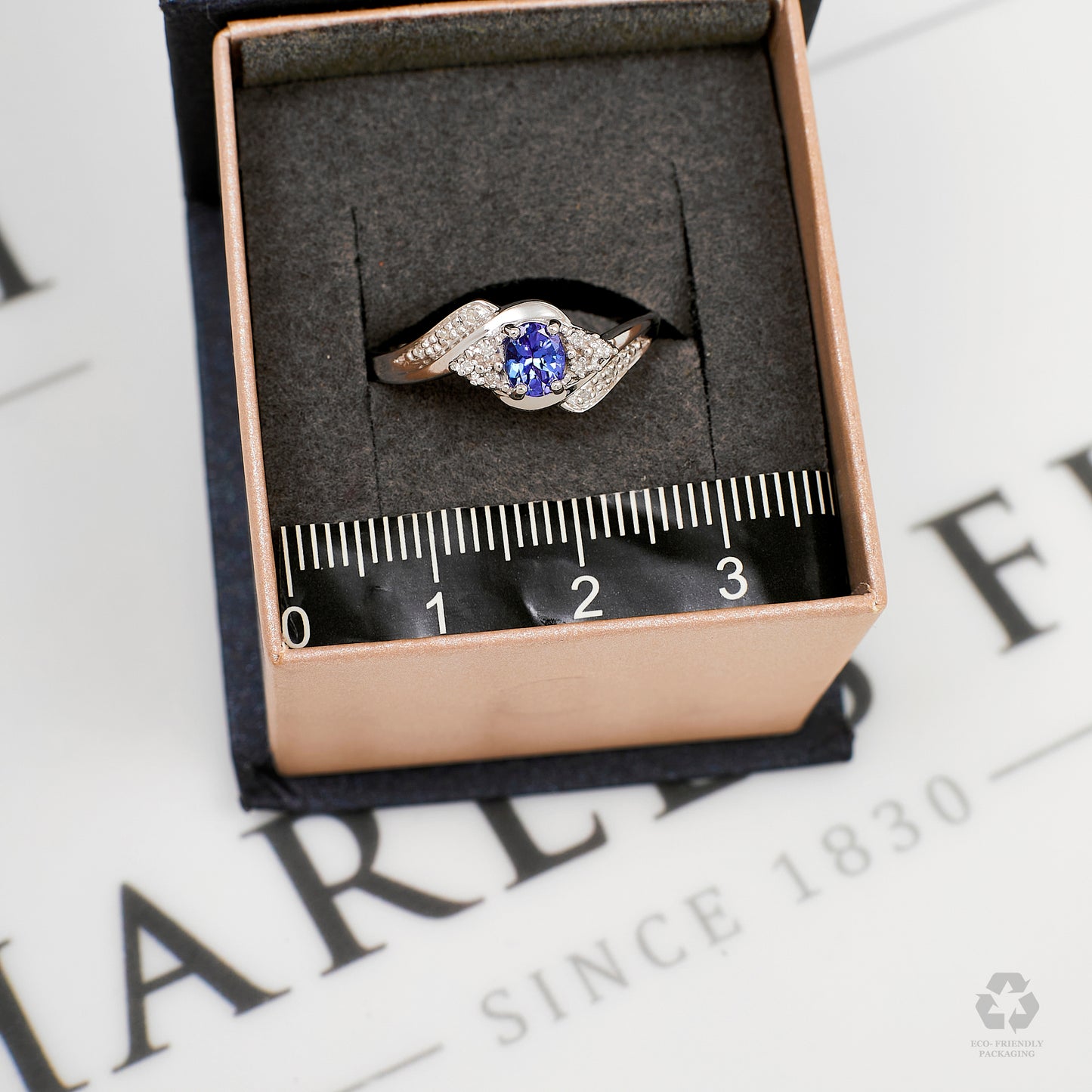 Pre-Owned 9ct White Gold & Diamond Dress Ring Size P.5