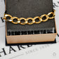 Pre-Owned 9ct Gold Mens Curb Chain Bracelet 10 Inch