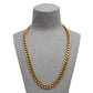 Pre-Owned 9ct Gold Curb Chain Necklace 20 Inch