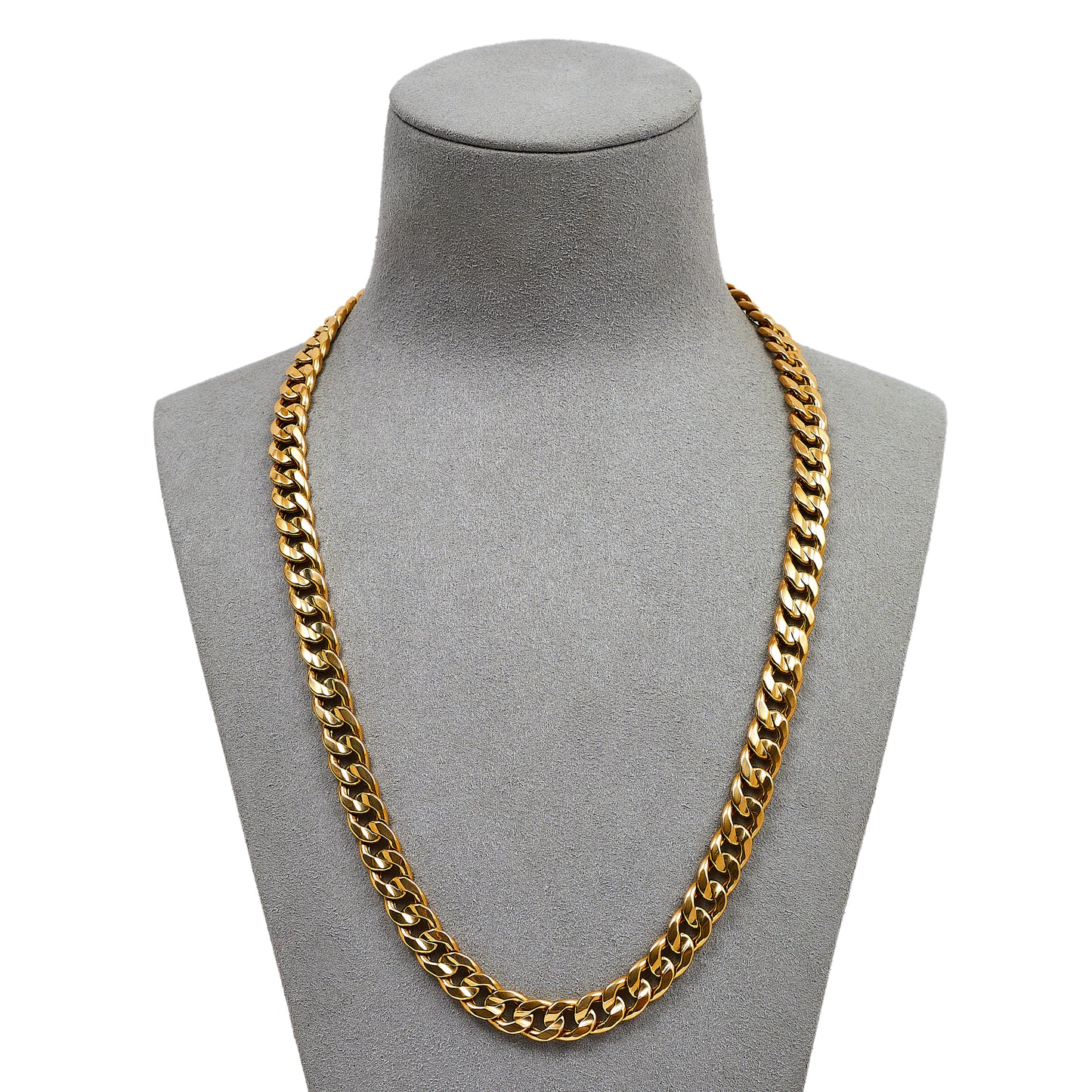 Pre-Owned 9ct Gold Curb Chain Necklace 20 Inch