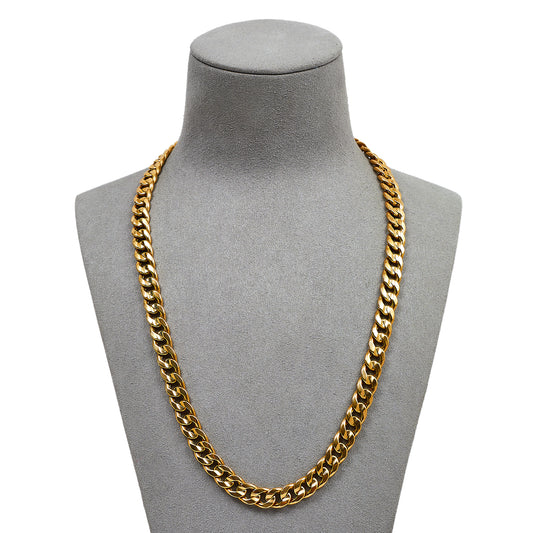 Pre-Owned 9ct Gold Curb Chain Necklace 20 Inch