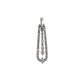 Pre-Owned 14ct White Gold Diamond Drop Pendant