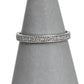 Pre-Owned 9ct White Gold & Diamond Half Eternity Ring Size O