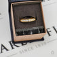 Pre-Owned 9ct Gold 10 CZ Band Ring Size Q