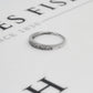 Pre-Owned 9ct White Gold Diamond Half Eternity Ring Size O