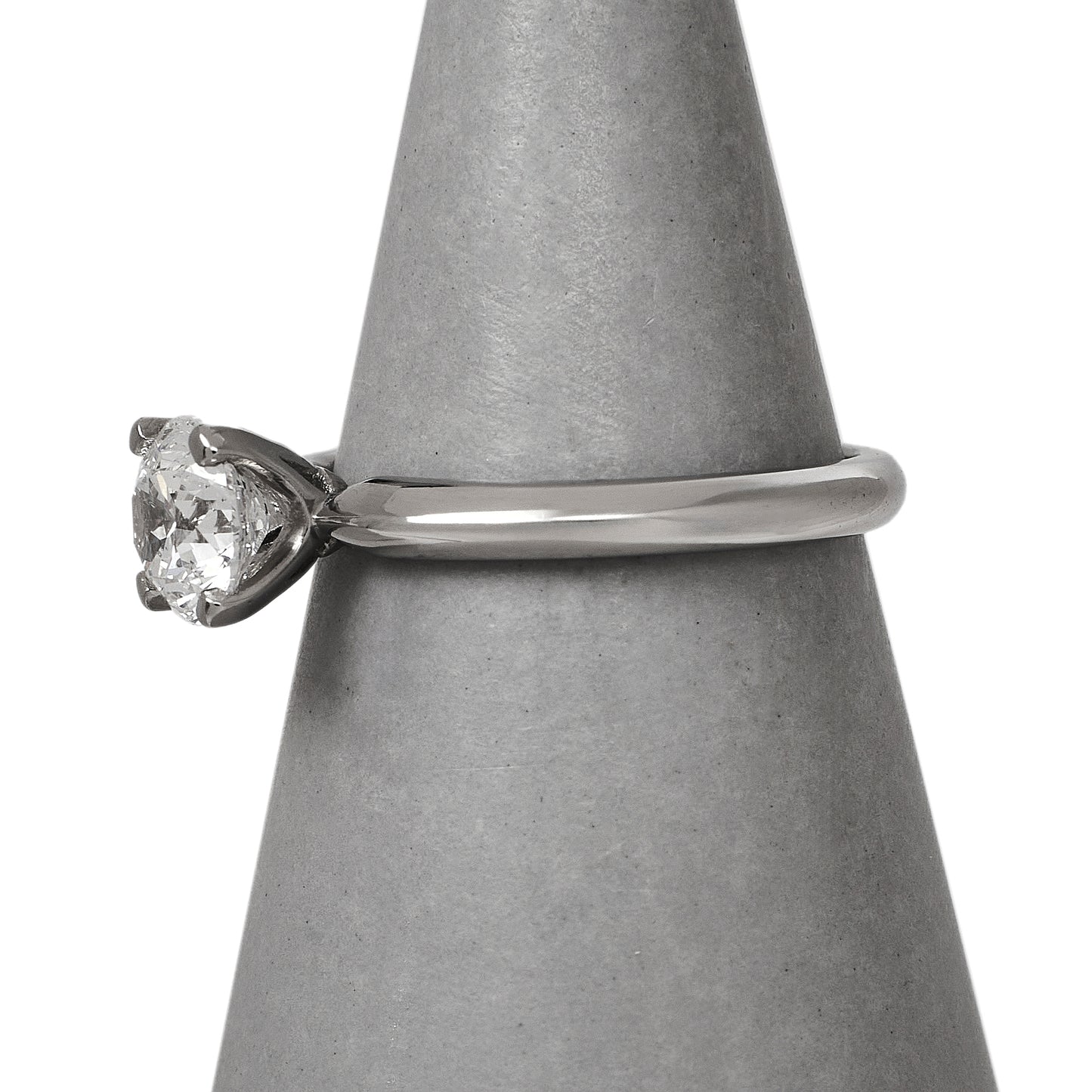 Pre-Owned Platinum Solitaire GIA Diamond Ring Size L