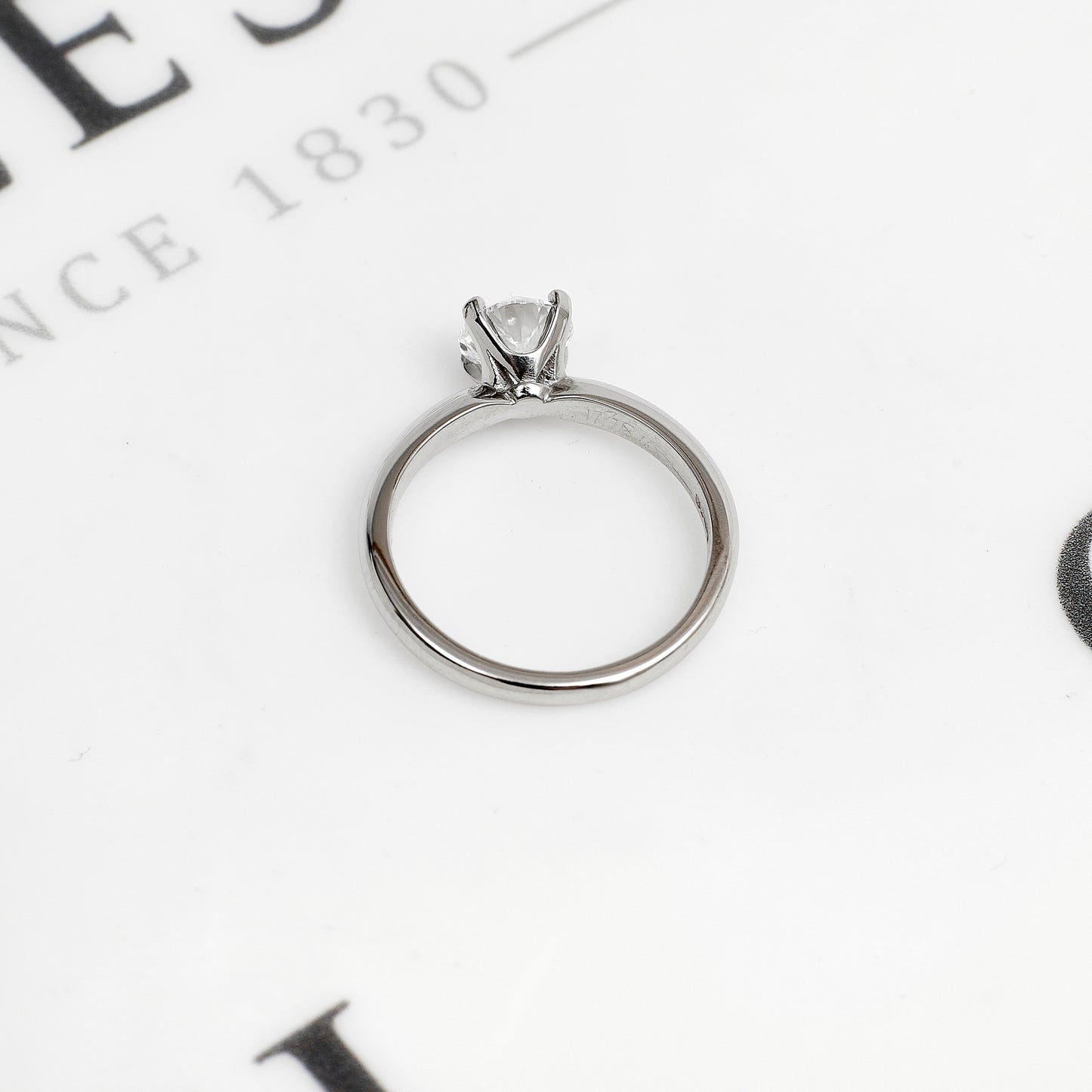 Pre-Owned Platinum Solitaire GIA Diamond Ring Size L