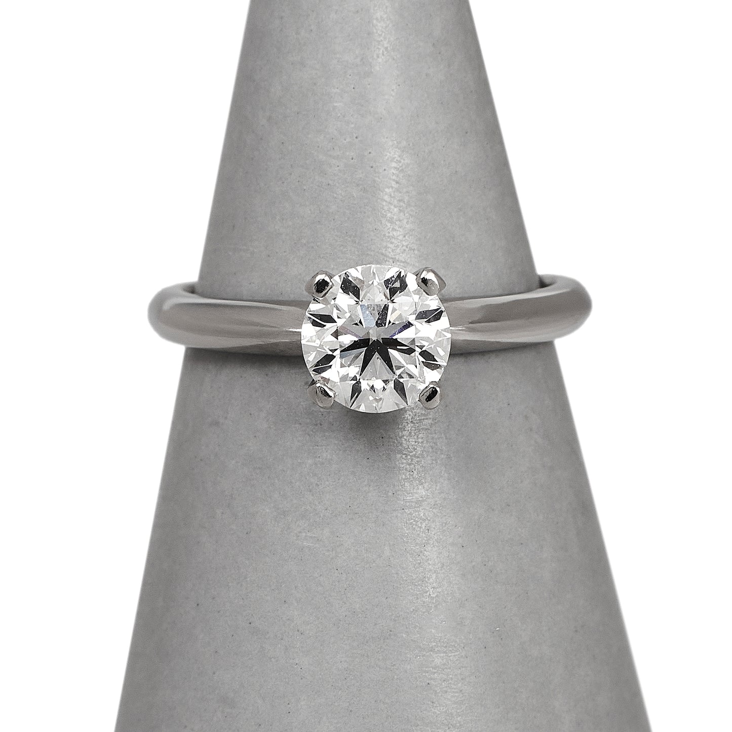 Pre-Owned Platinum Solitaire GIA Diamond Ring Size L