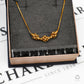 Pre-Owned 22ct Gold Box Link Chain & 3 Beads 7 Inch
