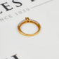 Pre-Owned 22ct Gold CZ Ring & CZ Sides Size N