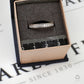 Pre-Owned 22ct Gold 3 Row CZ Band Ring Size M.5