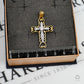Pre-Owned 9ct Gold 2 Tone CZ Cross Pendant
